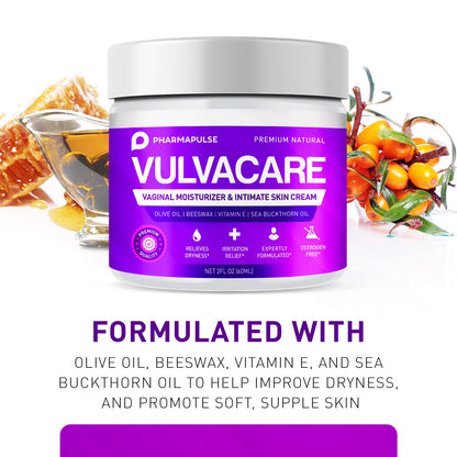 Pharmapulse Vaginal Moisturizer, Vulva Balm Cream, Intimate Skin Care, Menopause Support PharmapulseBuy Supplements Australia
