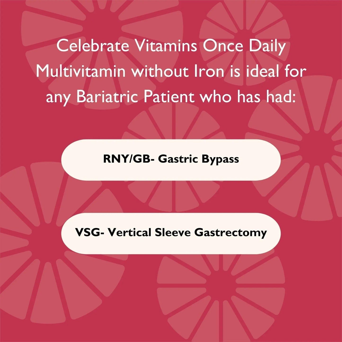 Celebrate Vitamins CelebrateONE, Iron Free - Once Daily Bariatric Multivitamin, Essential Vitamins & Minerals Celebrate Bariatric SupplementsBuy Supplements Australia