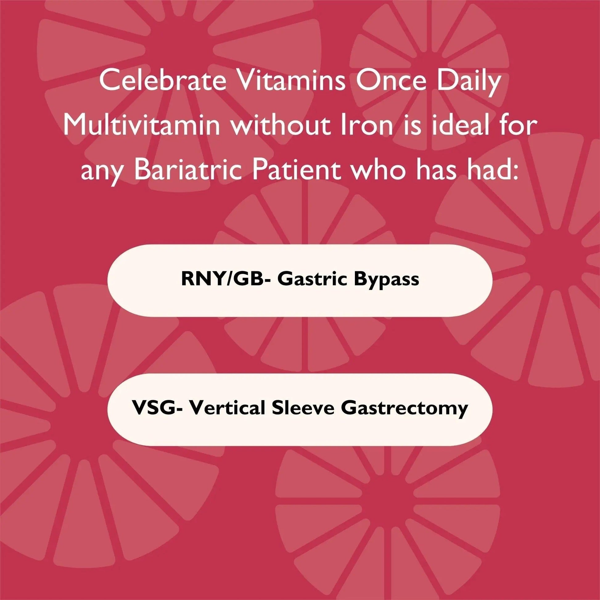 Celebrate Vitamins CelebrateONE, Iron Free - Once Daily Bariatric Multivitamin, Essential Vitamins & Minerals Celebrate Bariatric SupplementsBuy Supplements Australia