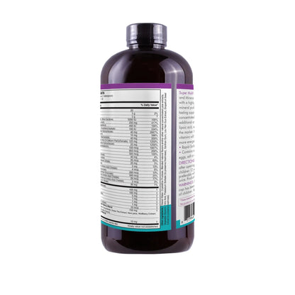 Liquid Super Multivitamin and Minerals - Premium Liquid Vitamins for Enhanced Absorption - Daily Liquid Multivitamin Supplement Life SolutionsBuy Supplements Australia