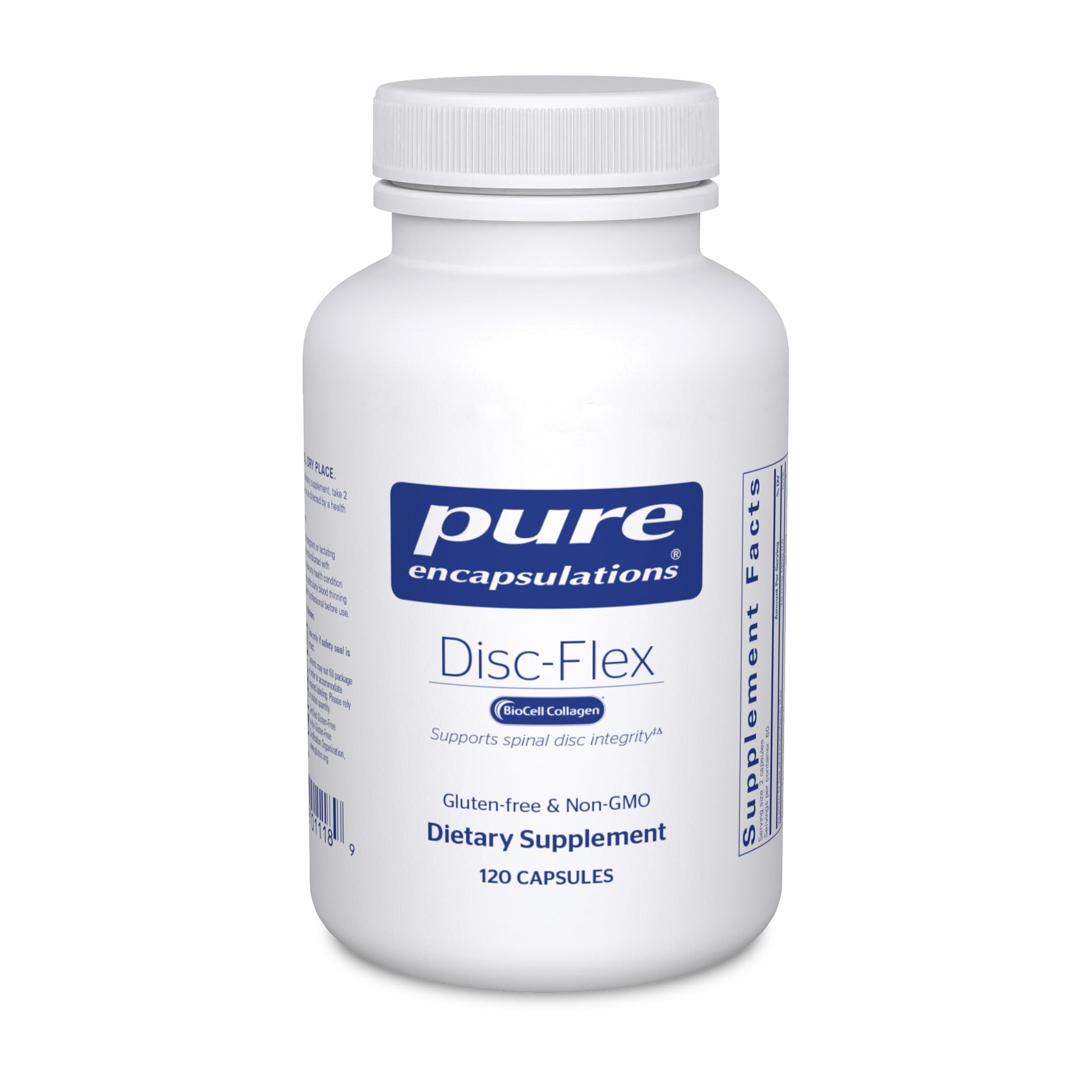 Pure Encapsulations Disc-Flex - Bone & Musculoskeletal Health Dietary Supplement - Supports Spinal Disc Strength & Flexibility* - Vegetarian & Gluten Free - 120 Capsules Pure EncapsulationsBuy Supplements Australia