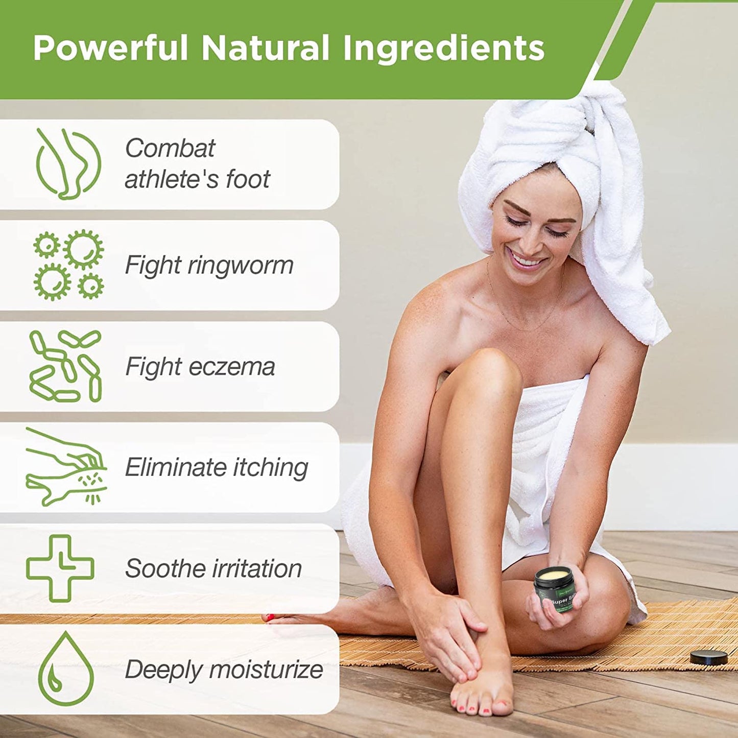 DAILY REMEDY Tea Tree Oil Extra Strength Super Balm - Athletes Foot Cream Combats DAILY REMEDYBuy Supplements Australia