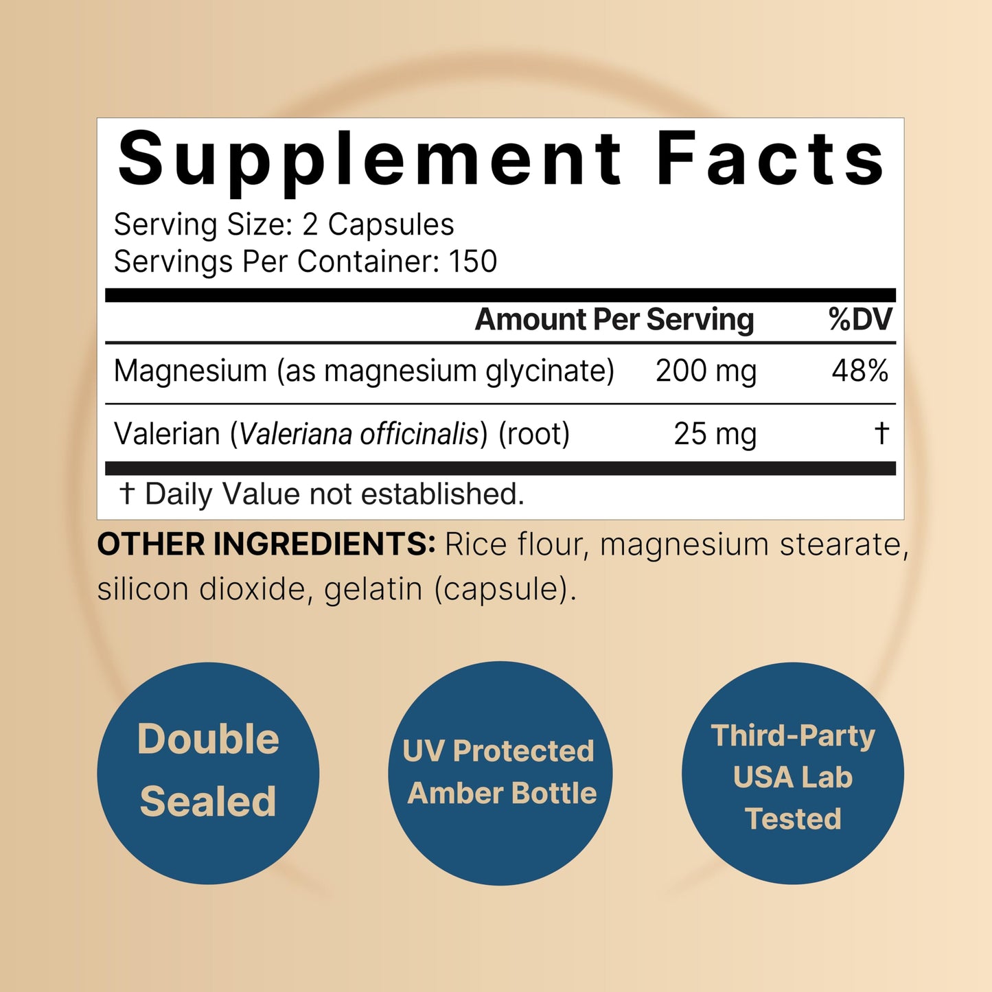 Pure Magnesium Glycinate for Sleep, 200mg with Valerian Root, 300 Capsules | 100% Chelated & Purified Mineral Supplement – Ultra High Absorption – Non-GMO, Gluten Free NatureBellBuy Supplements Australia