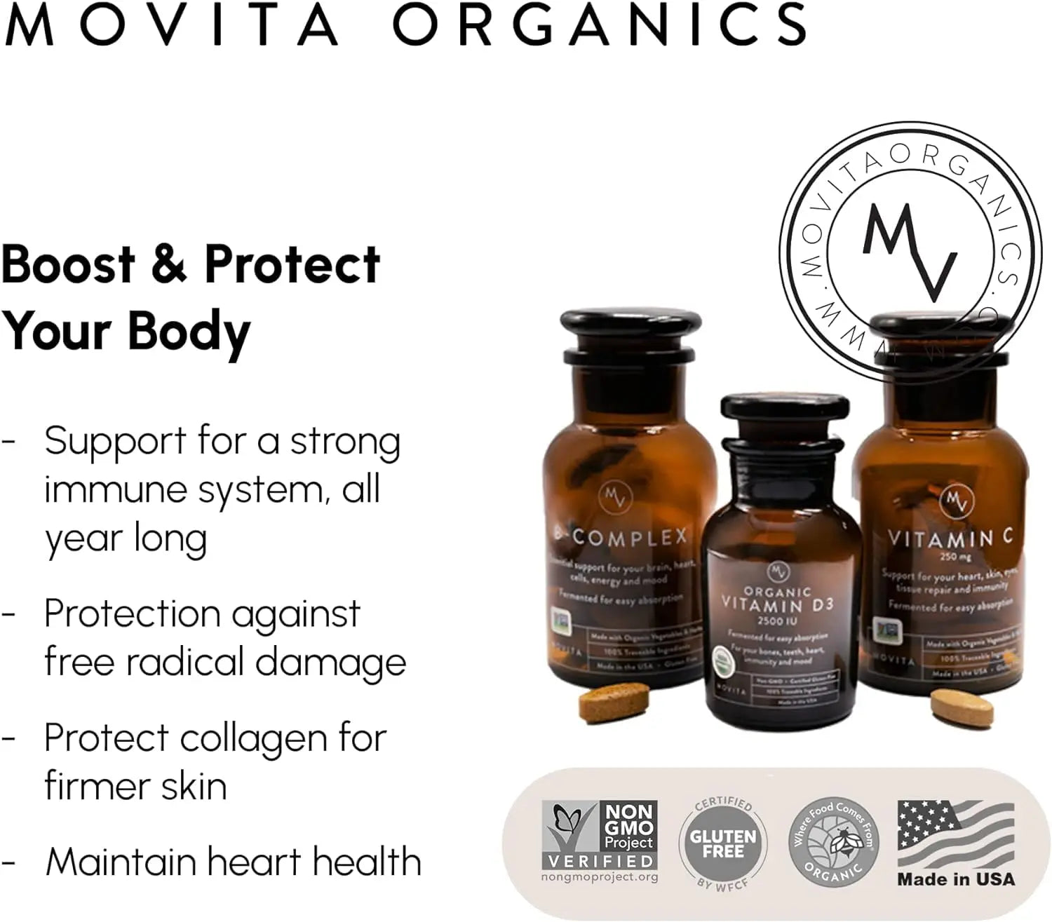 Movita Women’s Daily Multivitamin - Organic Fermented Whole Foods for Enhanced Energy, Immunity & Vitality - Vegan MovitaBuy Supplements Australia