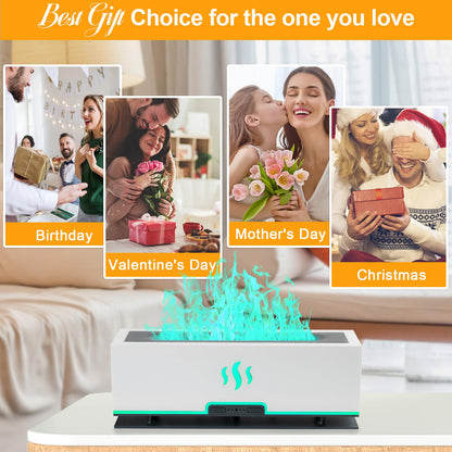 WENPHONE Upgraded 7 Color Essential Oil Diffusers, Flame Air Aroma Diffuser Humidifier, 200ml WENPHONEBuy Supplements Australia