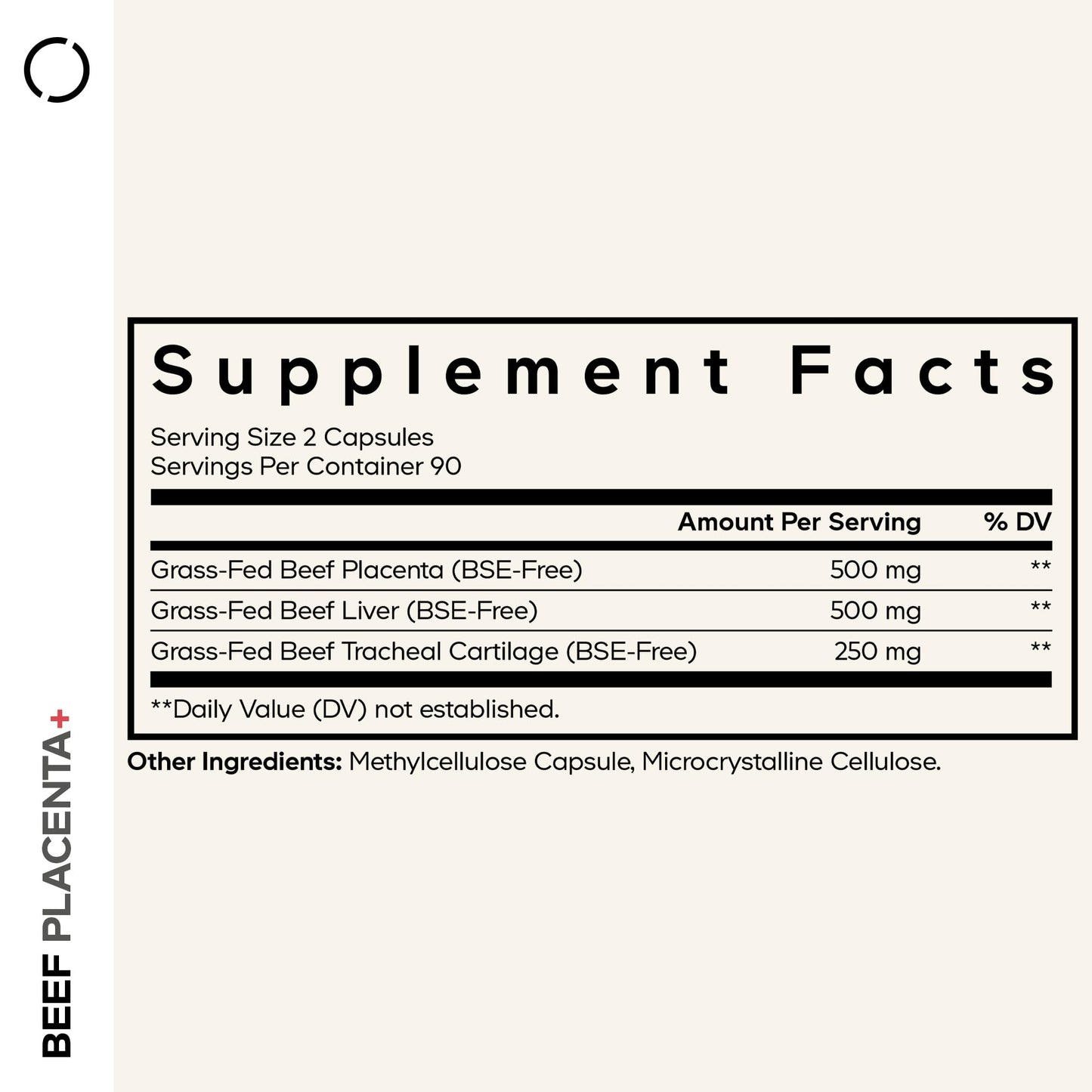 Codeage Grass-Fed Beef Placenta Supplement - Bovine Placenta – Pasture-Raised, Grass-Finished, Undefated, Desiccated - Non-GMO - 180 Capsule CodeageBuy Supplements Australia
