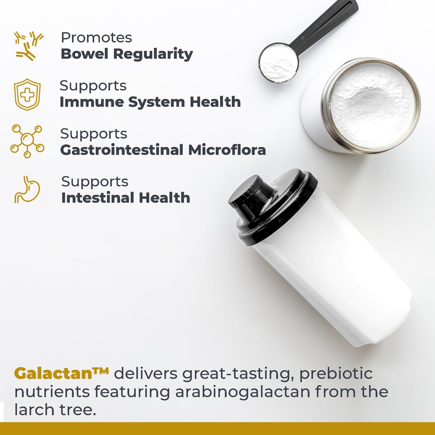 Premier Research Labs Galactan - Larch Arabinogalactan Powder for Men & Women, Prebiotic Fiber Powder for Healthy Gut Microbiome, Larch Tree Extract, Calcium - 8 oz Premier Research LabsBuy Supplements Australia