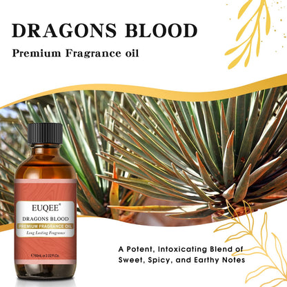 EUQEE Dragons Blood Fragrance Oils, 60ml Scent Essential Oils with Glass Dropper for Diffusers EUQEEBuy Supplements Australia