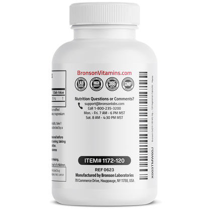 Bronson CoQ10 100 MG High Potency Cellular Energy Production, 120 Vegetarian Capsules BronsonBuy Supplements Australia