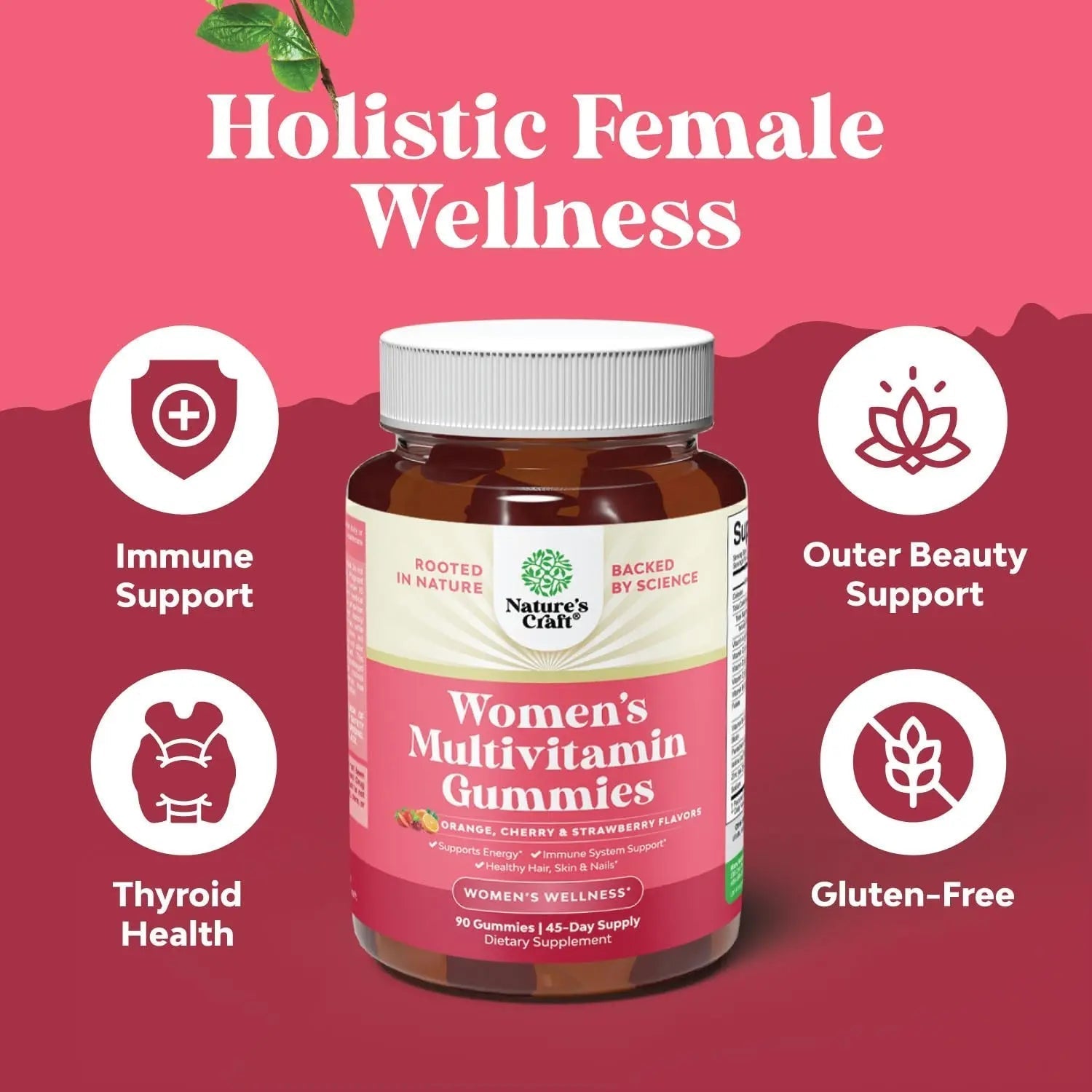 Bundle of Perimenopause Supplement with Maca Root Vitex Berry Black Cohosh for Hot Flashes Night Sweats Hormone Balance Natures CraftBuy Supplements Australia