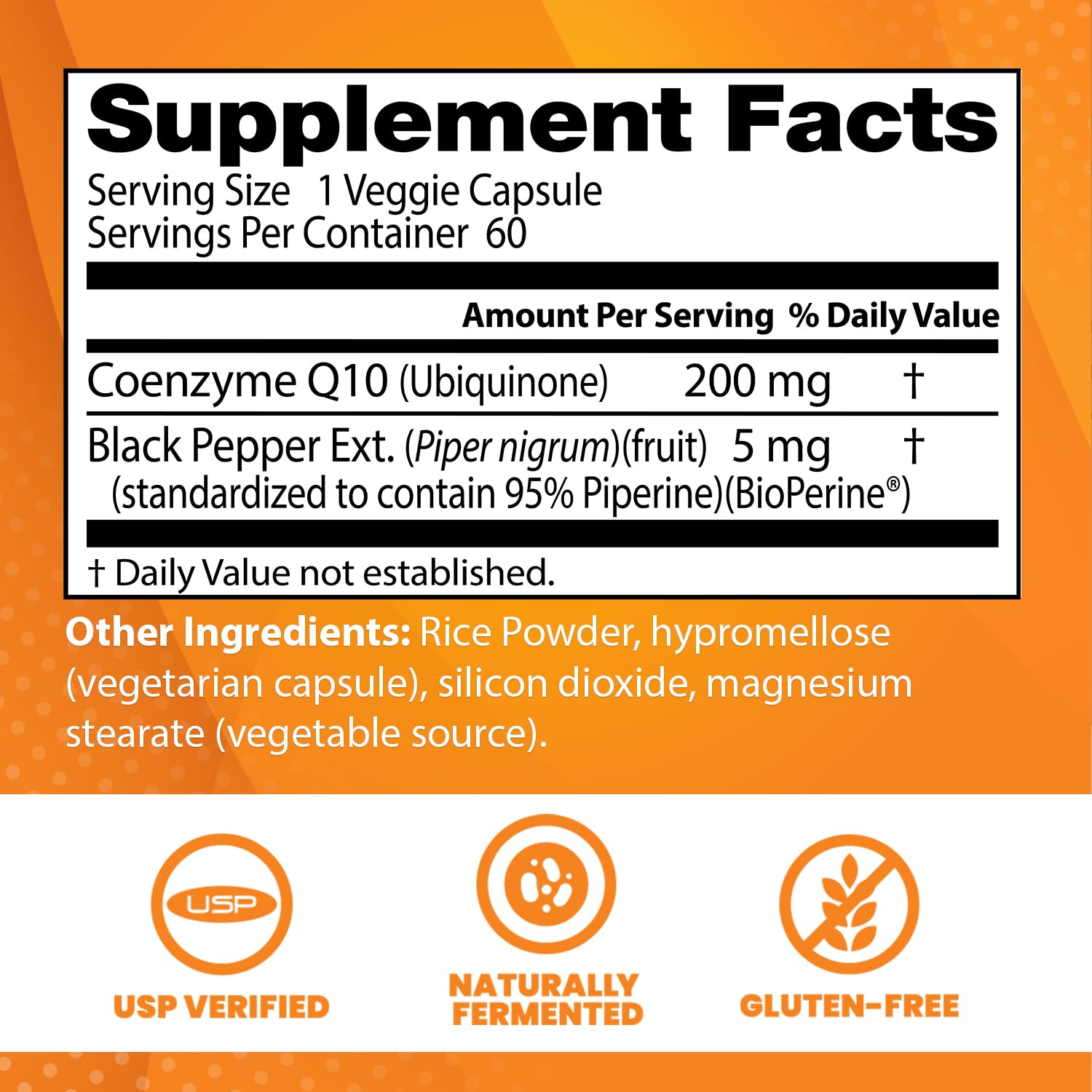 Doctor's Best High Absorption CoQ10 with BioPerine Gluten Free Naturally Fermented Doctor's BESTBuy Supplements Australia