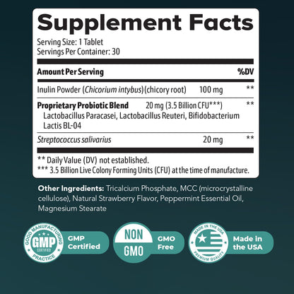 Nature’s NutriWave Synaptigen – Natural Supplement with Inulin Powder, Probiotics 3.5 Billion CFU, for Daily Wellness – Made in USA, Non-GMO, 30 Tablets - 6 Month Supply Nature’s NutriWaveBuy Supplements Australia