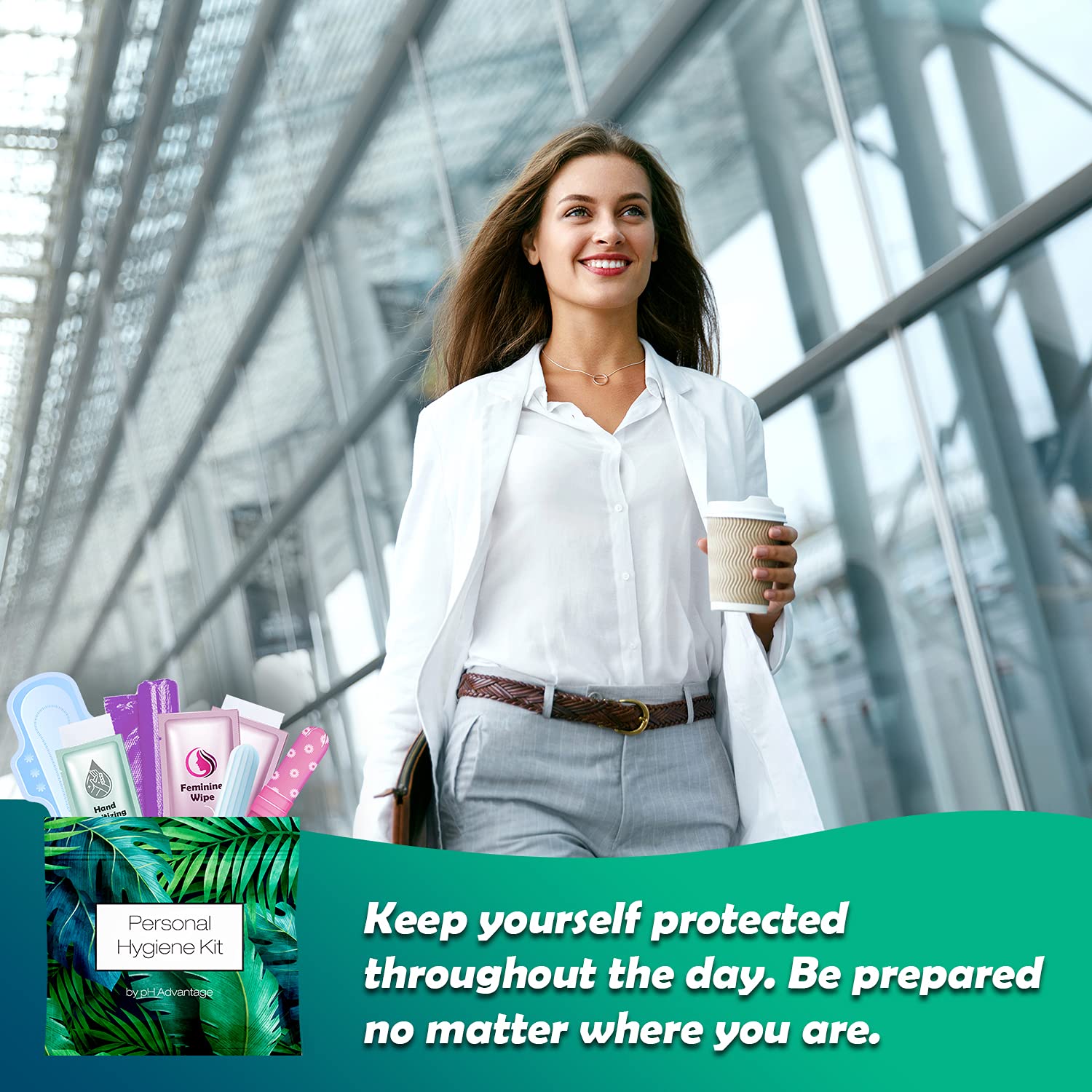 Menstrual Kit All-in-One | Convenience on The Go | Single Period Kit Pack for Travelling, Tweens pH AdvantageBuy Supplements Australia