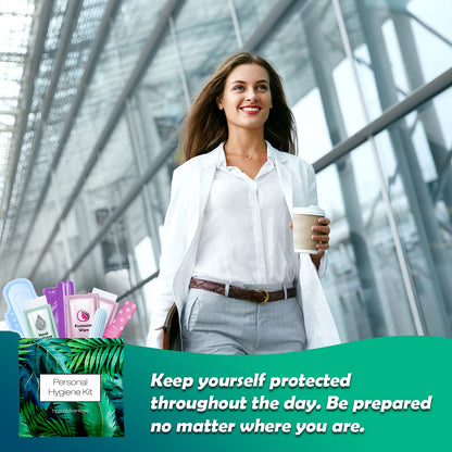Menstrual Kit All-in-One | Convenience on The Go | Single Period Kit Pack for Travelling, Tweens pH AdvantageBuy Supplements Australia