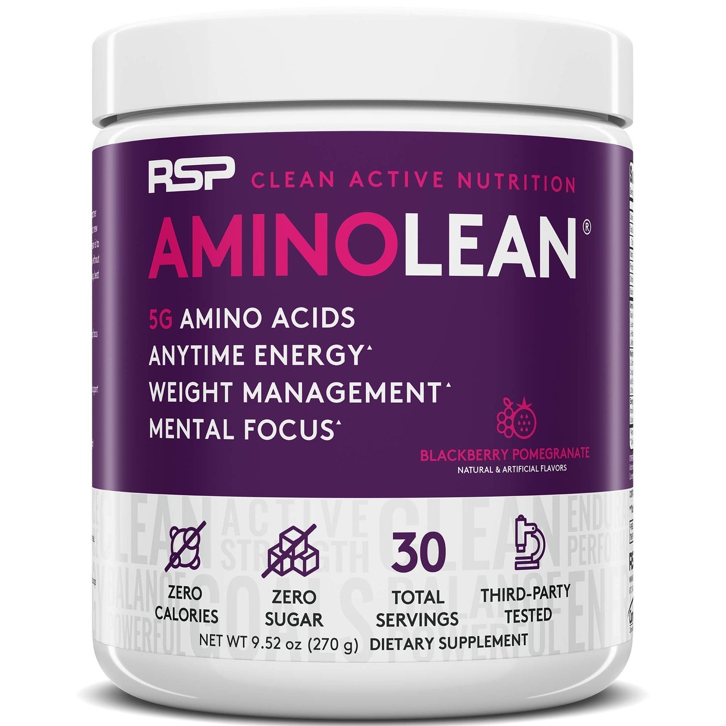 RSP NUTRITION TrueFit Protein Powder (Chocolate 2 LB) with AminoLean Pre Workout Energy (BlackBerry Pomegranate 30 Servings)