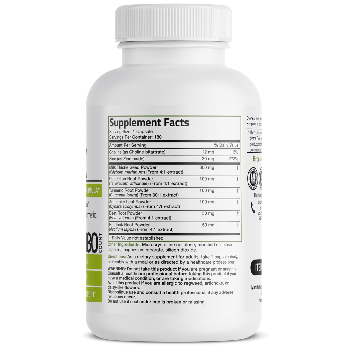 Bronson Liver Detox Advanced Detox & Cleansing Formula Supports Health Liver Function BronsonBuy Supplements Australia