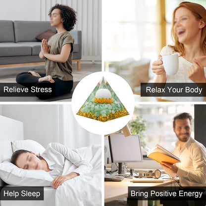 MrMrKura Orgone Pyramids Orgone Energy Pyramid Flower of Life Crystals Organite Obsidian MrMrKuraBuy Supplements Australia