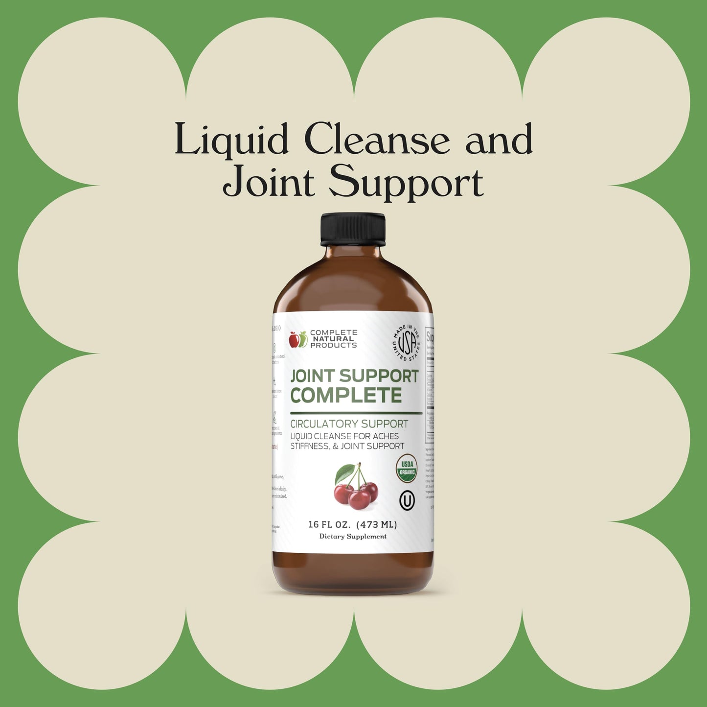 Complete Natural Products Joint Support Complete – 16 Fl Oz Organic Liquid Joint Supplement with Glucosamine Chondroitin MSM – Natural Uric Acid Cleanse & Herbal Joint Health Support for Mobility Complete Natural ProductsBuy Supplements Australia