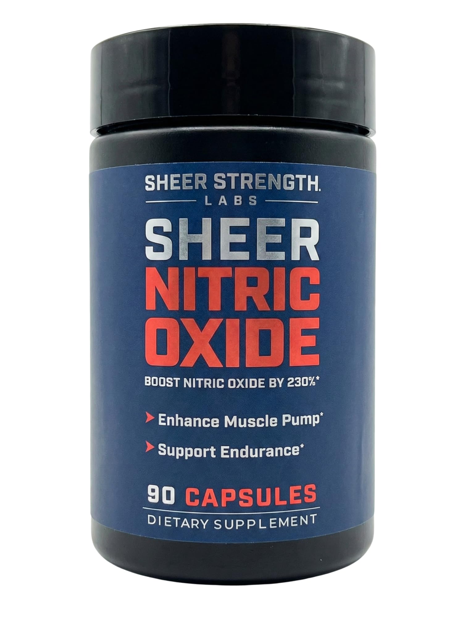 Sheer Strength Labs Nitric Oxide Supplement for Men - Clinically Tested for Pumps & Blood Flow - 270% More Nitric Oxide - Nitrosigine Supplement, S7 & Beetroot - Made in USA - 90 Capsules Sheer Strength LabsBuy Supplements Australia