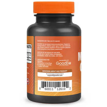 Magnesium Glycinate - High Absorption Magnesium Supplement 500mg Per Serving for Stress Relief, Sleep, Heart and Bone Health, Nerve Support - Non-GMO, Gluten-Free, Gentle on Stomach, 240 Capsules GOODBIOBuy Supplements Australia