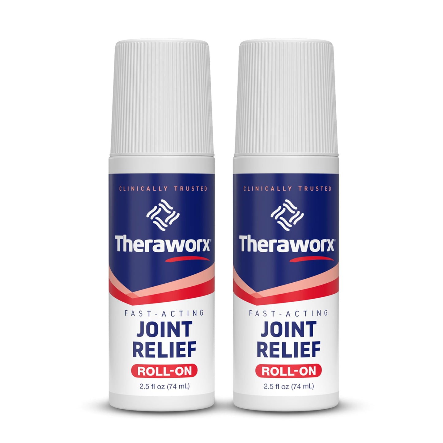 Theraworx Fast-Acting Joint Relief Roll-On Joint Discomfort & Inflammation Relief - 2.5 Oz - 2 Count TheraworxBuy Supplements Australia