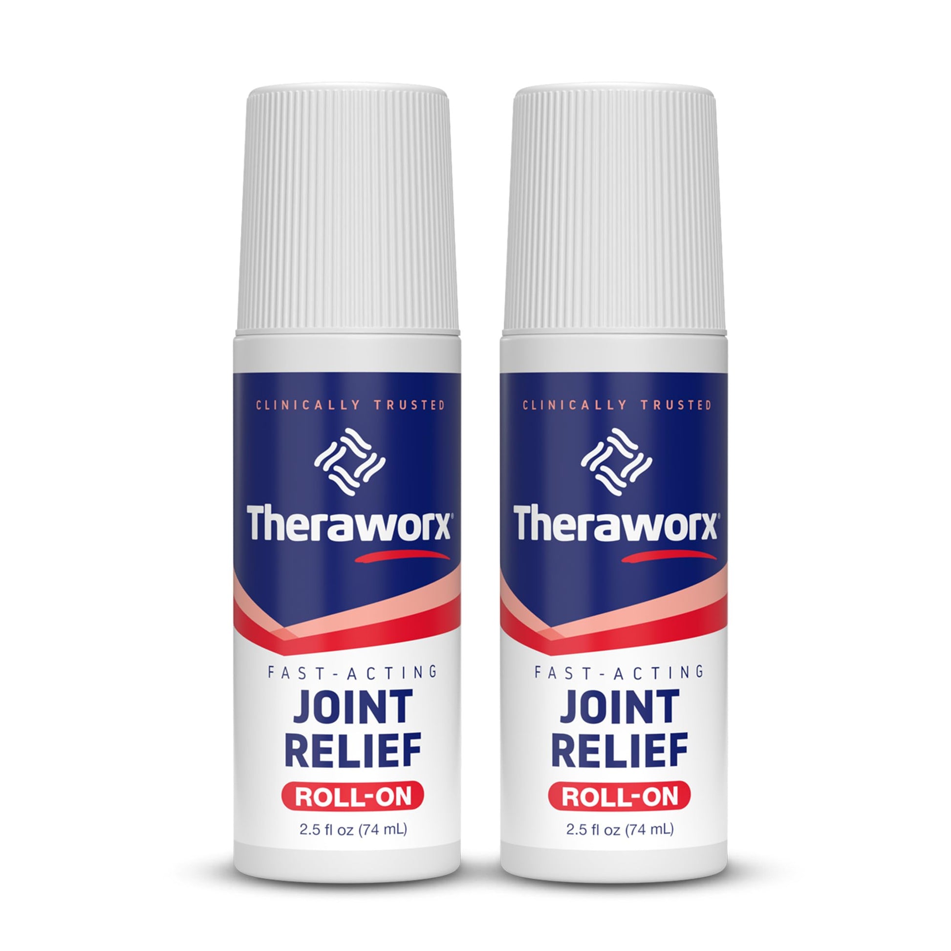 Theraworx Fast-Acting Joint Relief Roll-On Joint Discomfort & Inflammation Relief - 2.5 Oz - 2 Count TheraworxBuy Supplements Australia