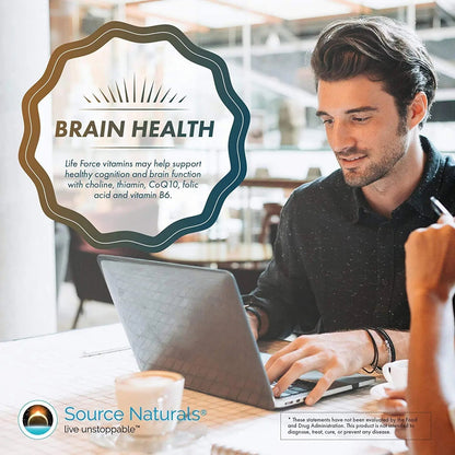 Source Naturals Vegan True Vegan Force Multiple, Advanced Energy Formula for Vegans* - 180 Tablets Source NaturalsBuy Supplements Australia