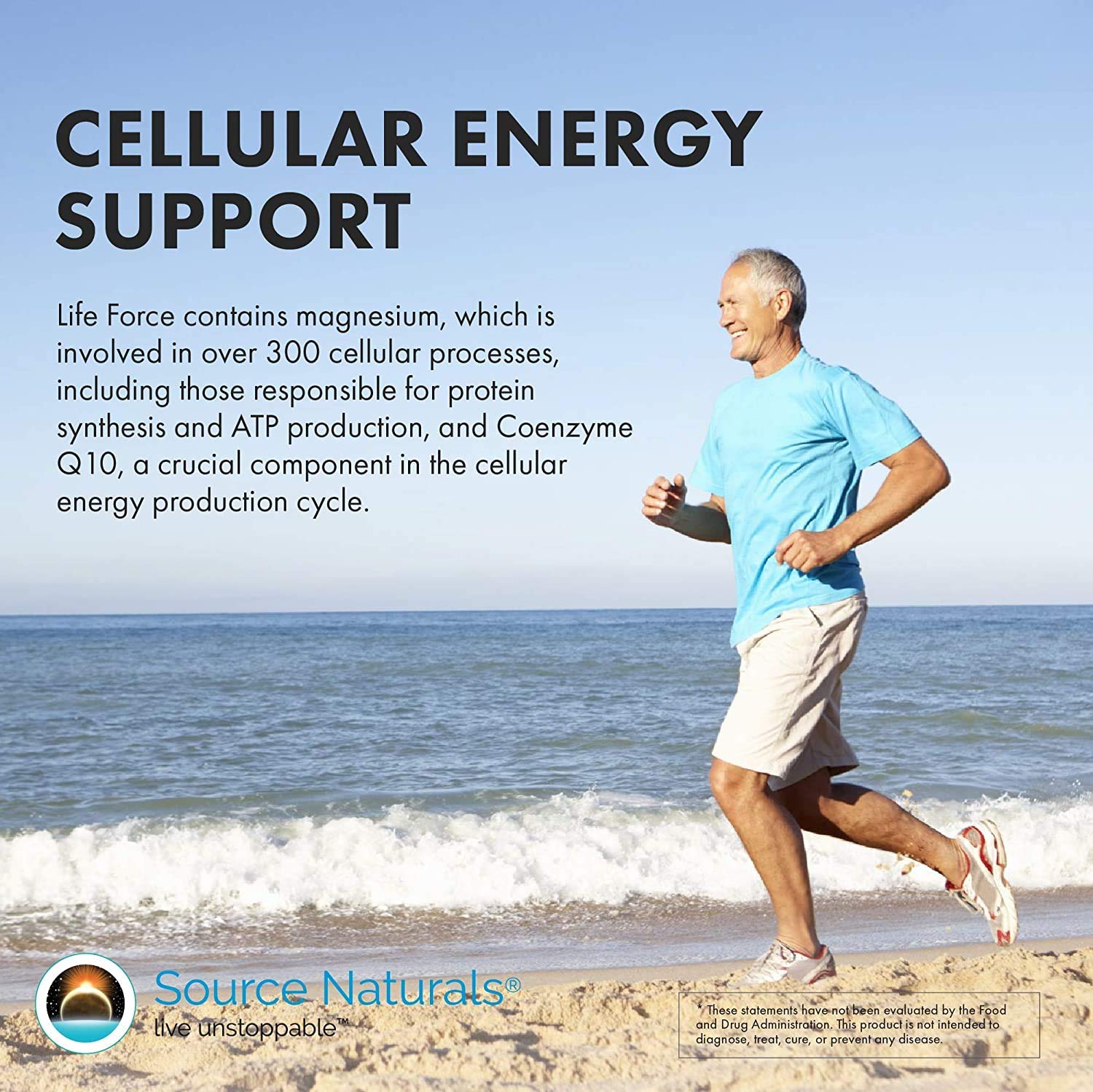 Source Naturals Life Force Multiple Iron Free Daily Multivitamin High Potency Essential Vitamins, Minerals, Antioxidants & Nutrients - Energy & Immune Boost* - 60 Capsules Source NaturalsBuy Supplements Australia