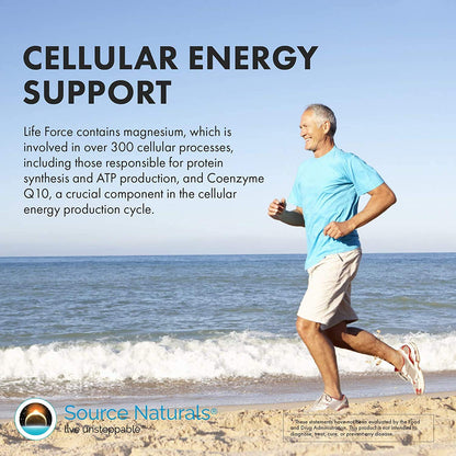 Source Naturals Life Force Multiple Iron Free Daily Multivitamin High Potency Essential Vitamins, Minerals, Antioxidants & Nutrients - Energy & Immune Boost* - 60 Capsules Source NaturalsBuy Supplements Australia