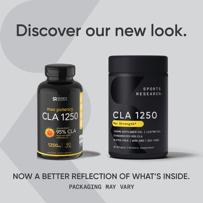 Sports Research CLA - 1250mg with Active Conjugated Linoleic Acid for Men and Women Sports ResearchBuy Supplements Australia