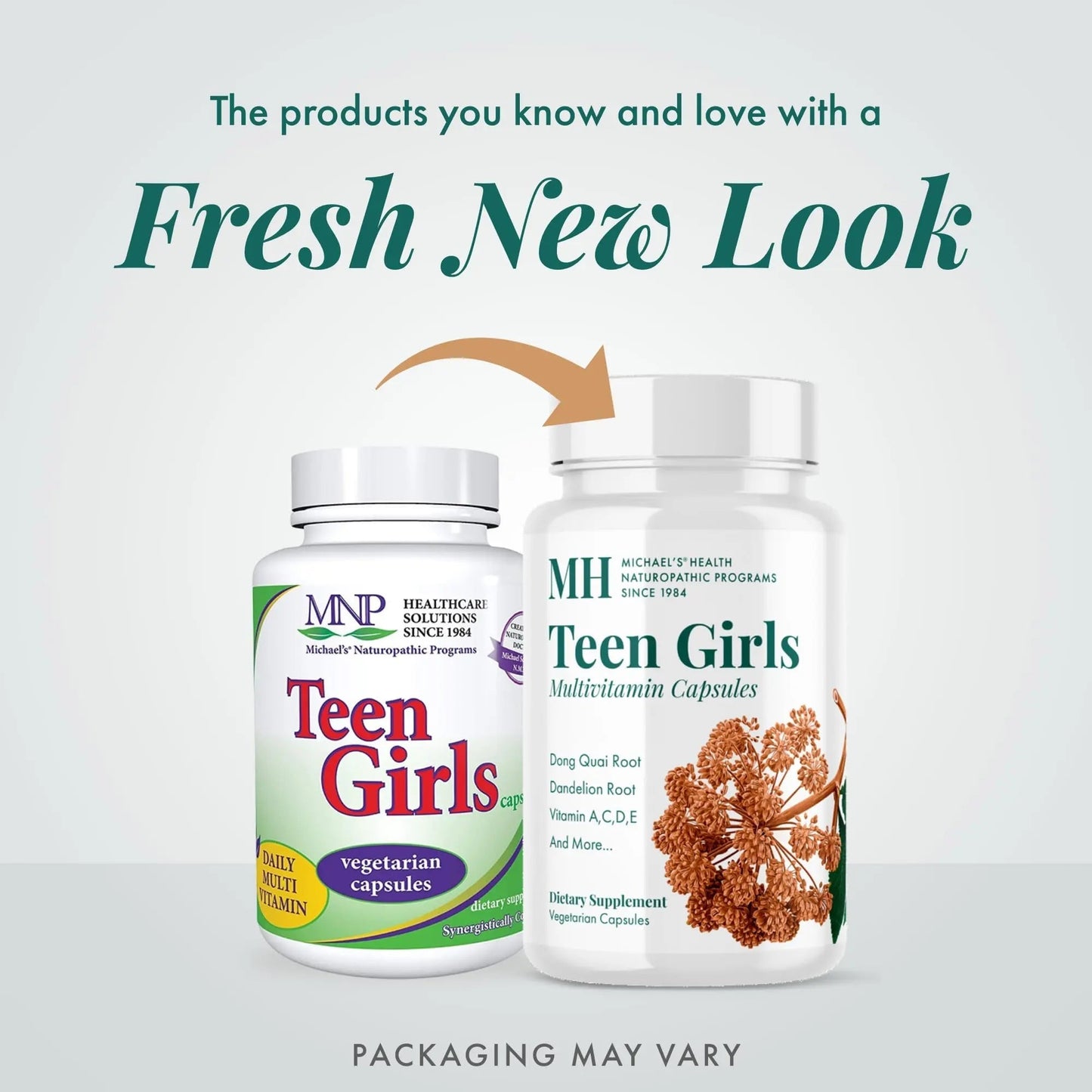 MICHAEL'S Health Naturopathic Programs Teen Girls Multivitamin - 120 Vegetarian Capsules - Nutrients for Healthy Growth & Development MICHAEL'SBuy Supplements Australia