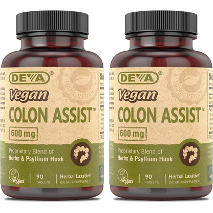 DEVA Vegan Colon Assist 90 Tabs (Pack of 2) DEVABuy Supplements Australia