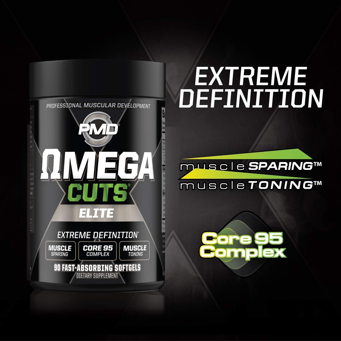 PMD Sports Ultra Pump Fuel Insanity - Pre Workout - Cherry Bombsicle (30 Servings) Sports Omega Cuts Elite Thermogenic Fat Burner (90 Softgels)