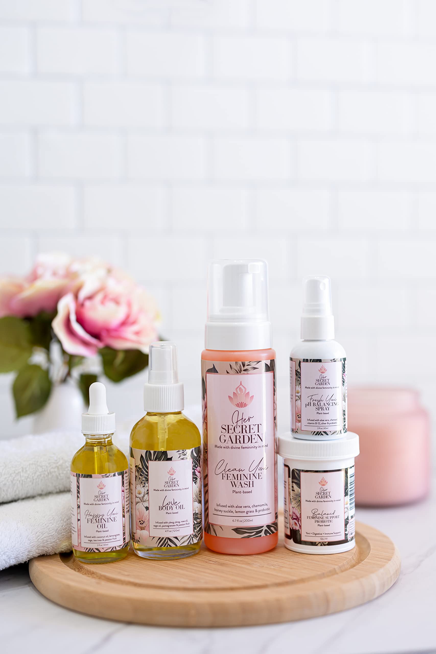 Her SECRET GARDEN Fresh Yoni - Feminine Spray 2oz, plant-based soothing mist all natural Her SECRET GARDENBuy Supplements Australia