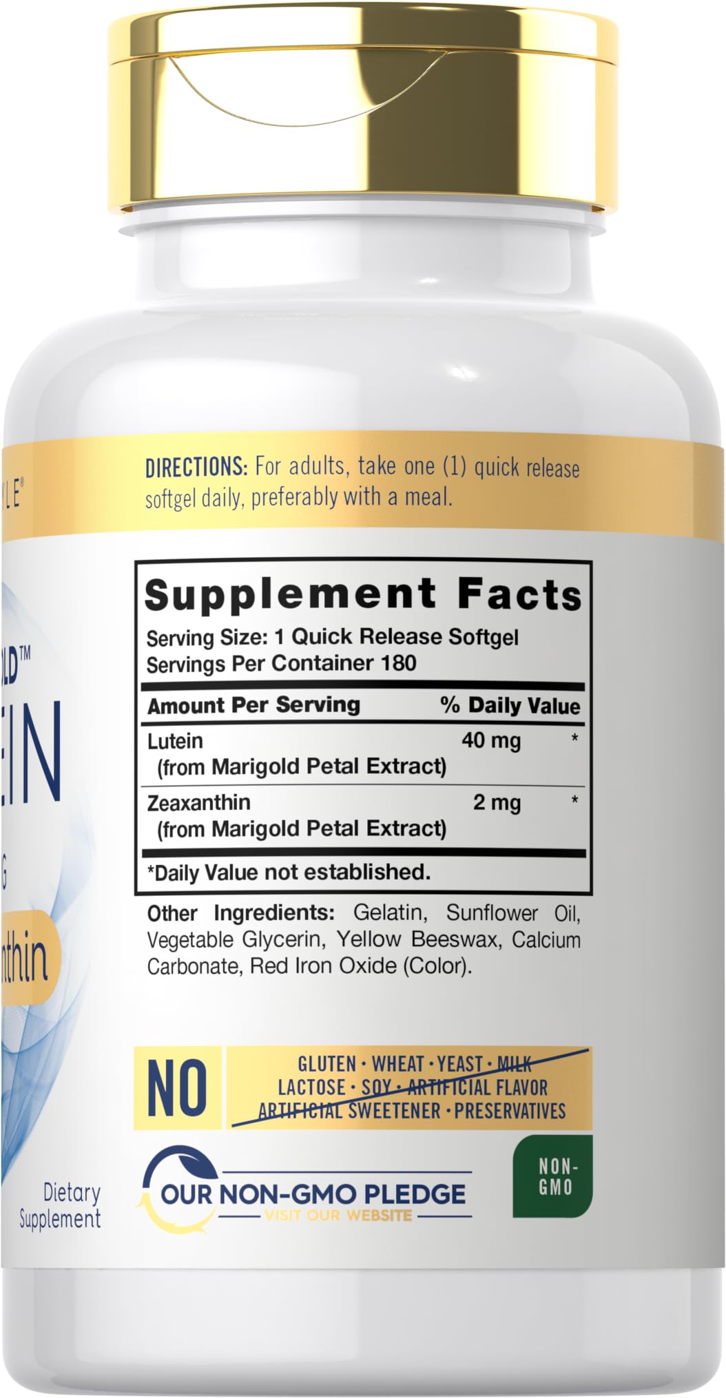 Carlyle Lutein and Zeaxanthin 40 mg | 180 Softgels | Eye Health Vitamins CarlyleBuy Supplements Australia