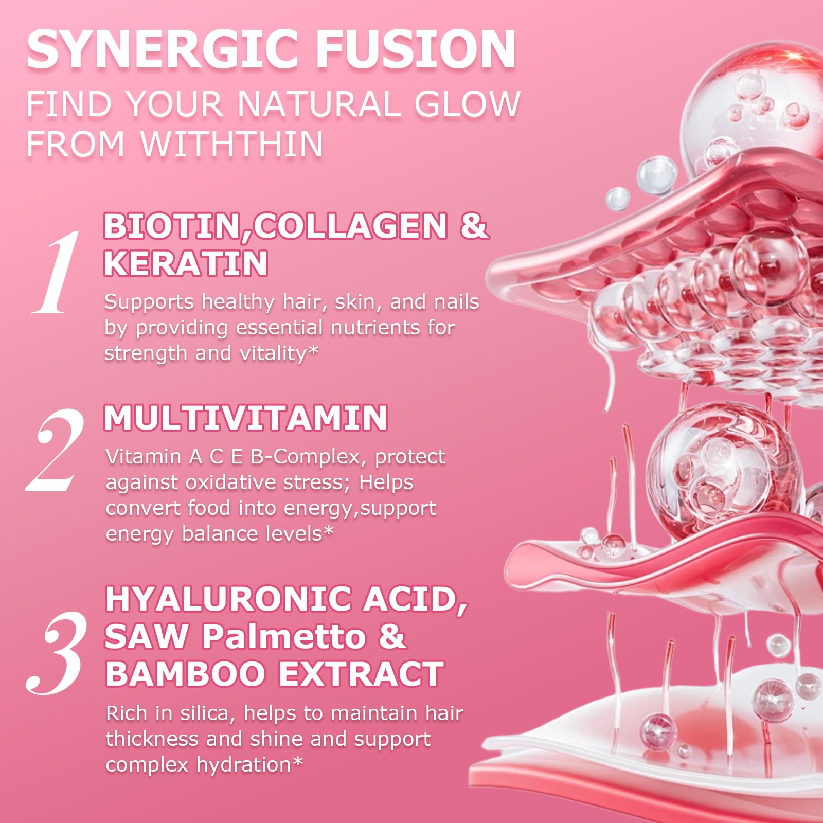 Pure Biotin 10000mcg Liquid Drop Optimal Solutions Hair Skin & Nails Vitamins Support w. Collagen Keratin Hyaluronic Acid Saw Palmetto, Biotin(Vitamin B7) for Hair Growth & Cellular Energy JUIWEFKKBuy Supplements Australia