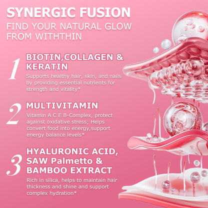 Pure Biotin 10000mcg Liquid Drop Optimal Solutions Hair Skin & Nails Vitamins Support w. Collagen Keratin Hyaluronic Acid Saw Palmetto, Biotin(Vitamin B7) for Hair Growth & Cellular Energy JUIWEFKKBuy Supplements Australia