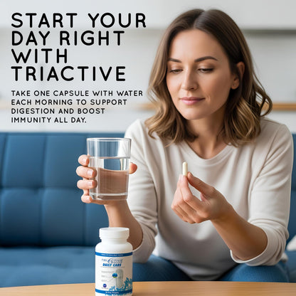 Essential Source TriActive Biotics Daily Care – Probiotics for Women and Men, 6 Billion CFU with Prebiotic Blend – Daily Digestive and Immune Support Gut Health Supplement – 30 Capsules Essential SourceBuy Supplements Australia