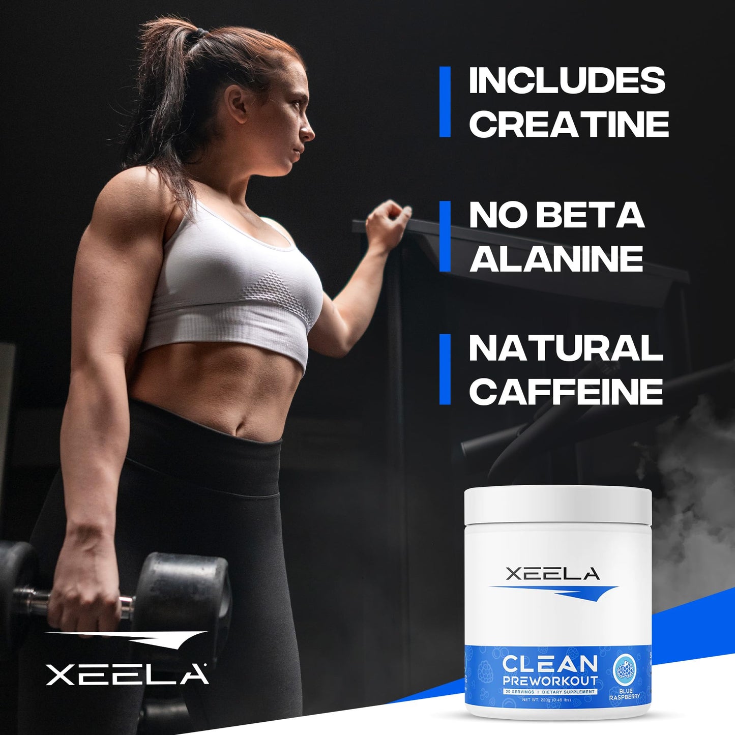 XEELA Organic Pre Workout Powder: Clean Preworkout for Men & Women, with Flavored XEELABuy Supplements Australia
