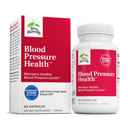 Terry Naturally Blood Pressure Health - Healthy Blood Flow & Circulation Support Supplement - Heart Health Supplement with Antioxidants - Cardiovascular Support - 60 Capsules Terry NaturallyBuy Supplements Australia