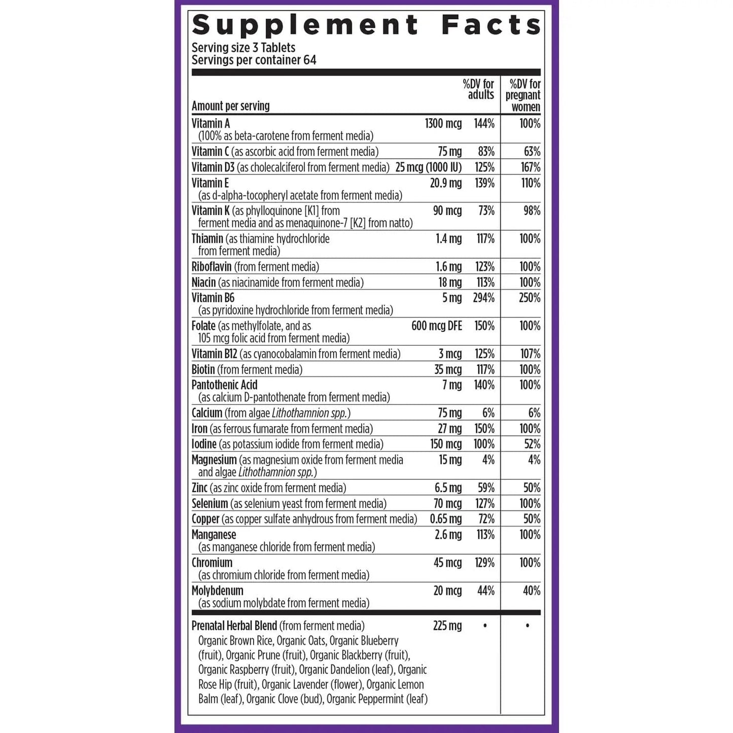 New Chapter Perfect Prenatal Vitamins, Organic Prenatal Vitamins, Non-GMO Ingredients for Healthy Baby & Mom - Folate (Methylfolate), Iron, Vitamin D3 New ChapterBuy Supplements Australia