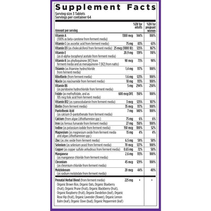New Chapter Perfect Prenatal Vitamins, Organic Prenatal Vitamins, Non-GMO Ingredients for Healthy Baby & Mom - Folate (Methylfolate), Iron, Vitamin D3 New ChapterBuy Supplements Australia