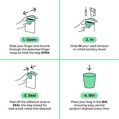 Fab Little Bag Starter Plus Pack - 45 Sanitary Disposal Bags Plus Recyclable Refill Pack Fab Little BagBuy Supplements Australia
