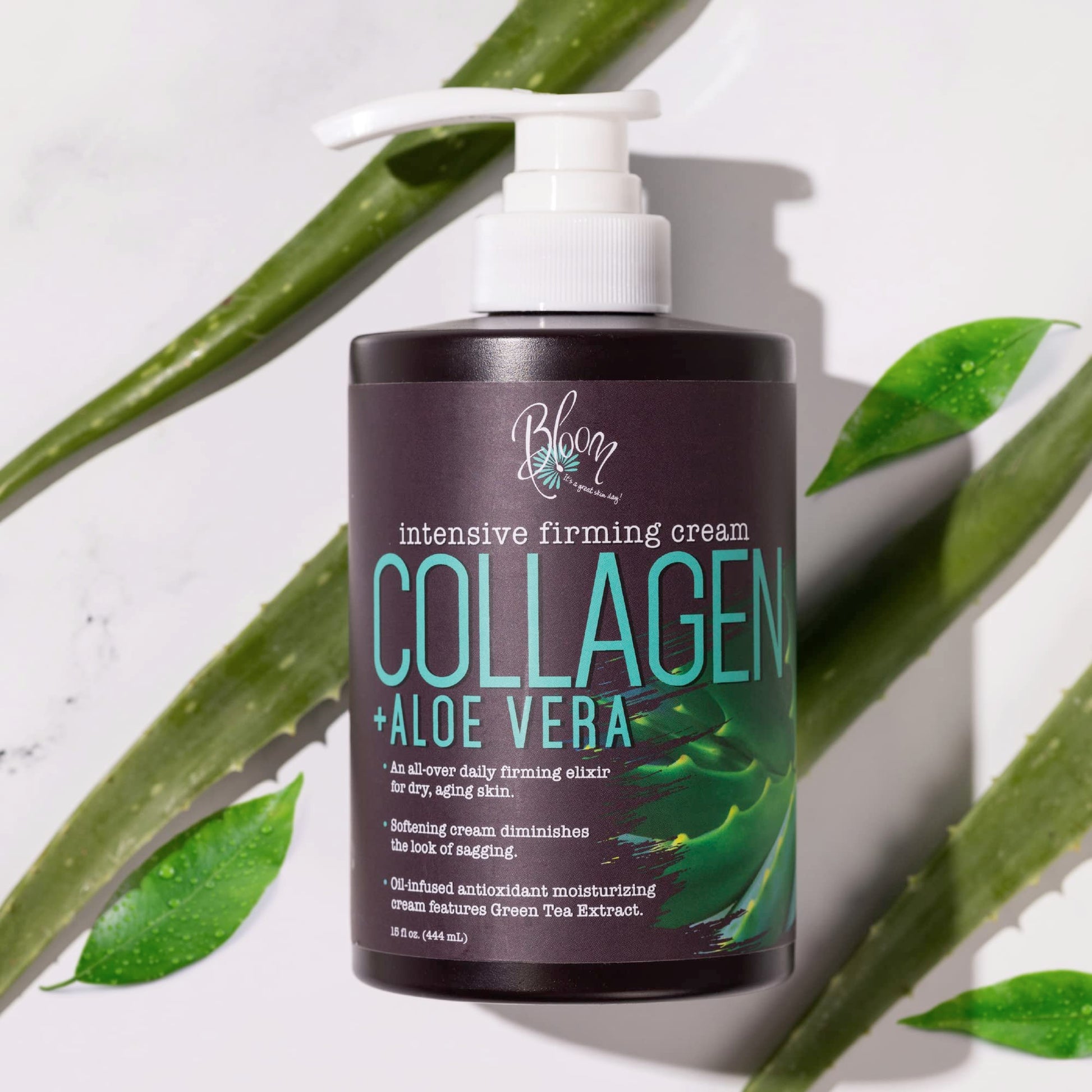 BLOOM Collagen Cream + Aloe Vera Moisturizer Body Lotion & Face Cream | Dry Skin BLOOM IT'S A GREAT SKIN DAY!Buy Supplements Australia
