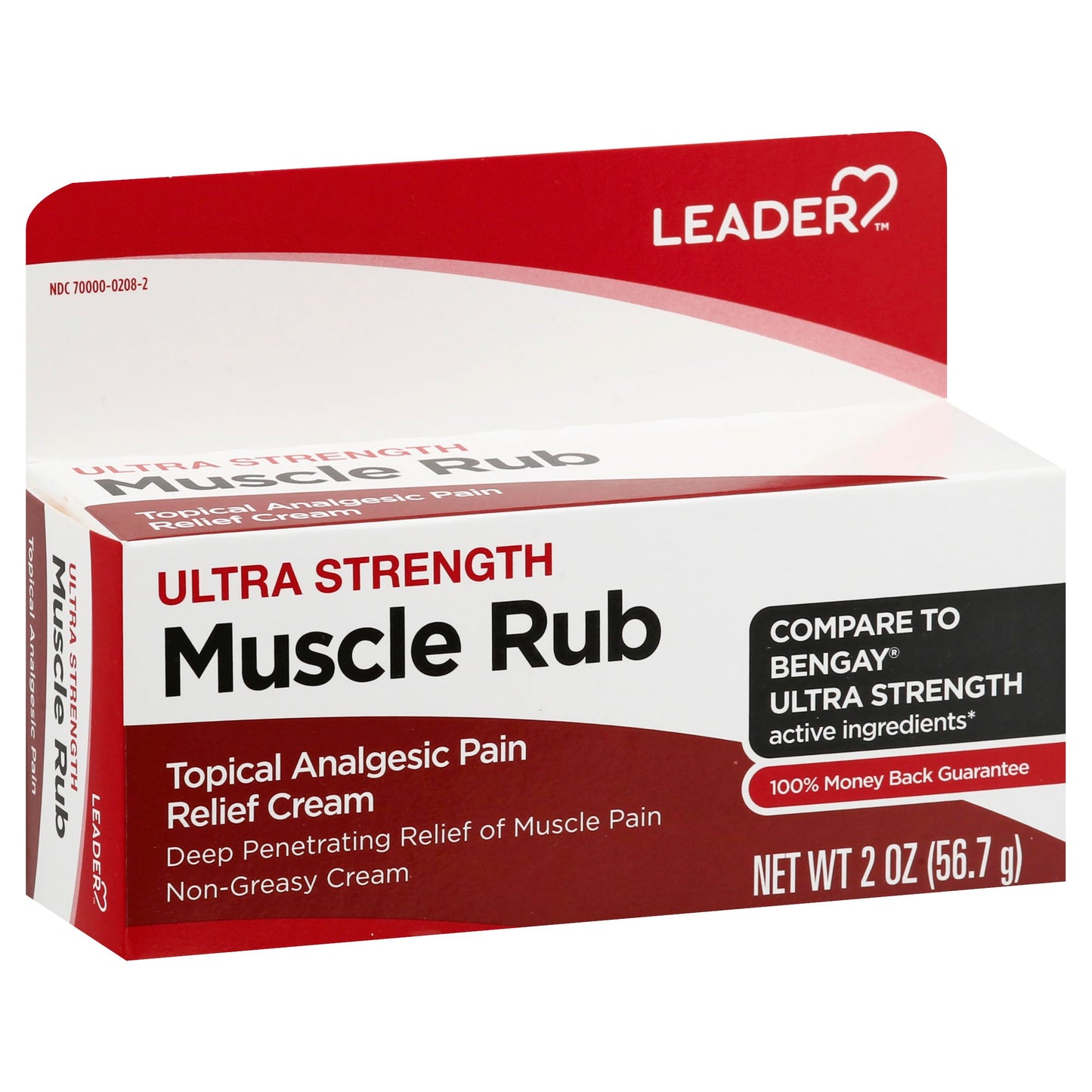 Leader Muscle Rub - Fast-Acting, Deep Penetrating Relief for Sore Muscles and Joints, Minor Arthritis and Back Pain Relief, Non-Greasy Formula Topical Analgesic, Camphor, Menthol & Methyl Salicylate LeaderBuy Supplements Australia