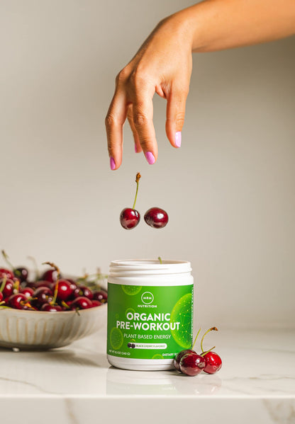 MRM Nutrition Organic Pre-Workout Powder | Black Cherry Flavored | Superfoods MRMBuy Supplements Australia