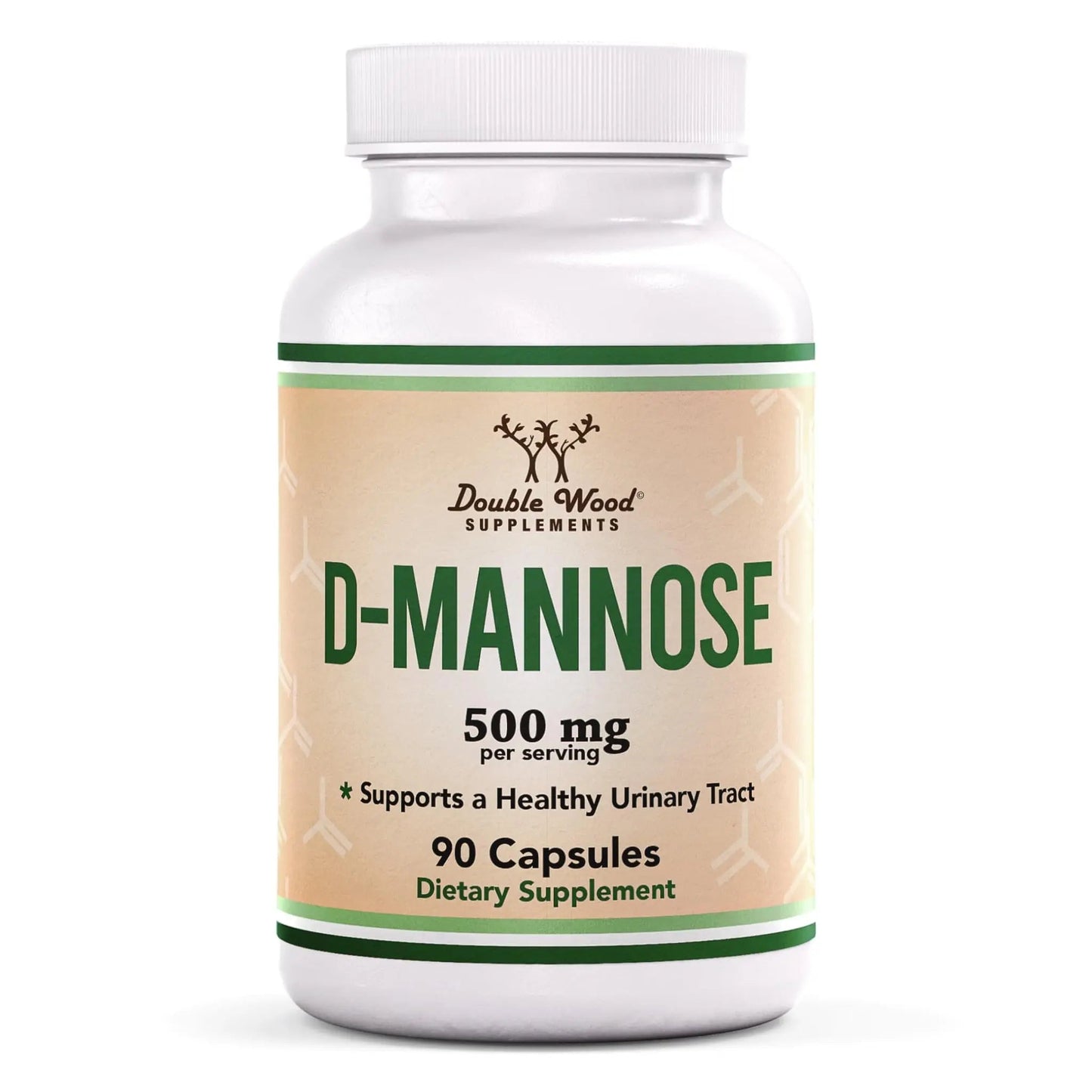 Double Wood Supplements D Mannose 500mg Capsules, 90 Count (D-Mannose for Urinary Tract Health and Bladder Lining, Helps UTI Prevention) Vegan Safe, Non-GMO, Gluten Free Double Wood SupplementsBuy Supplements Australia