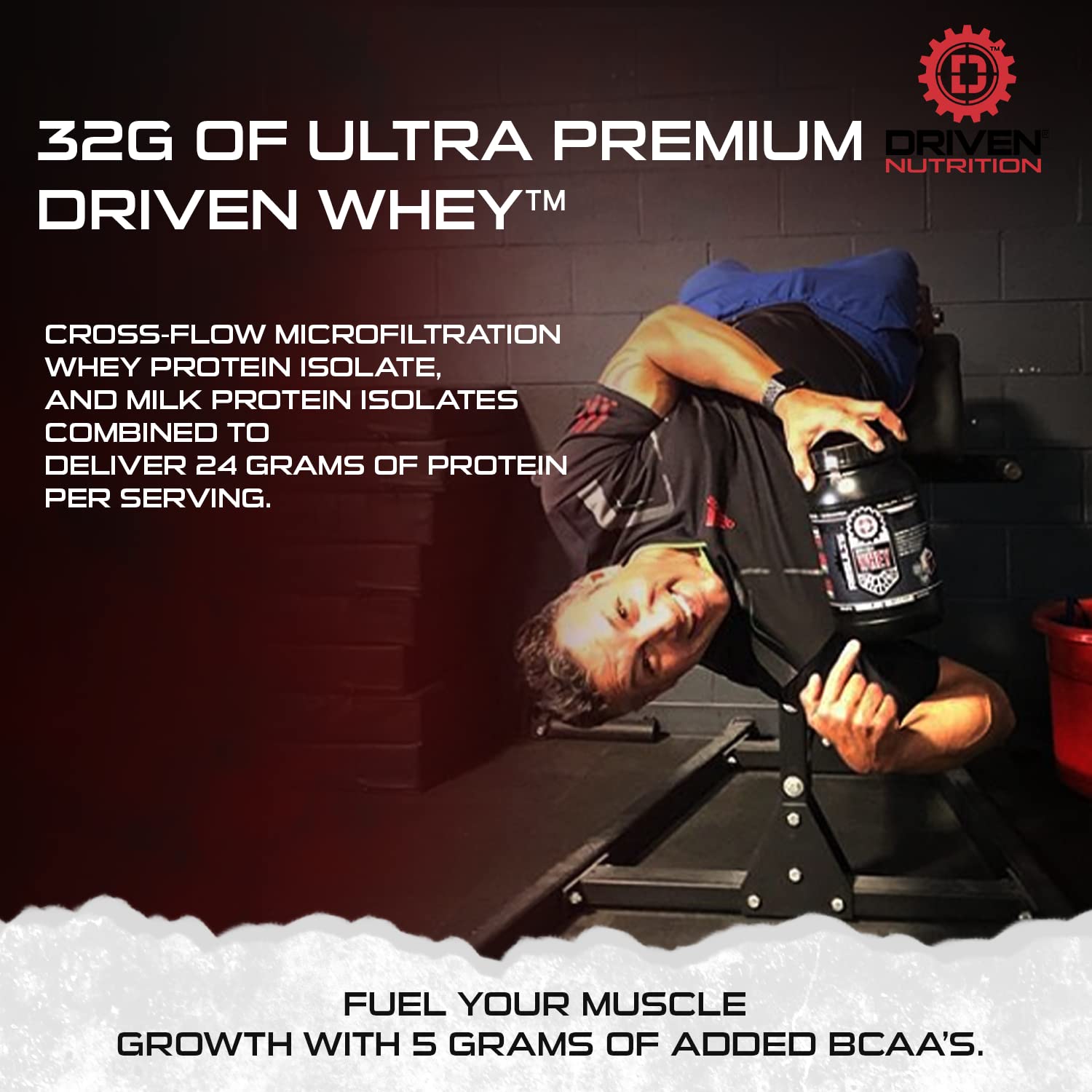 Driven WHEY- Grass Fed Whey Protein Powder: Delicious, Clean Protein Shake Driven NutritionBuy Supplements Australia