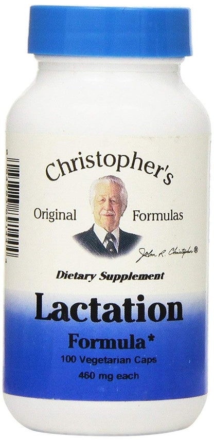 Christopher's Original Formulas Lactation Formula, 100 Capsules (Pack of 2) Christopher's Original FormulasBuy Supplements Australia