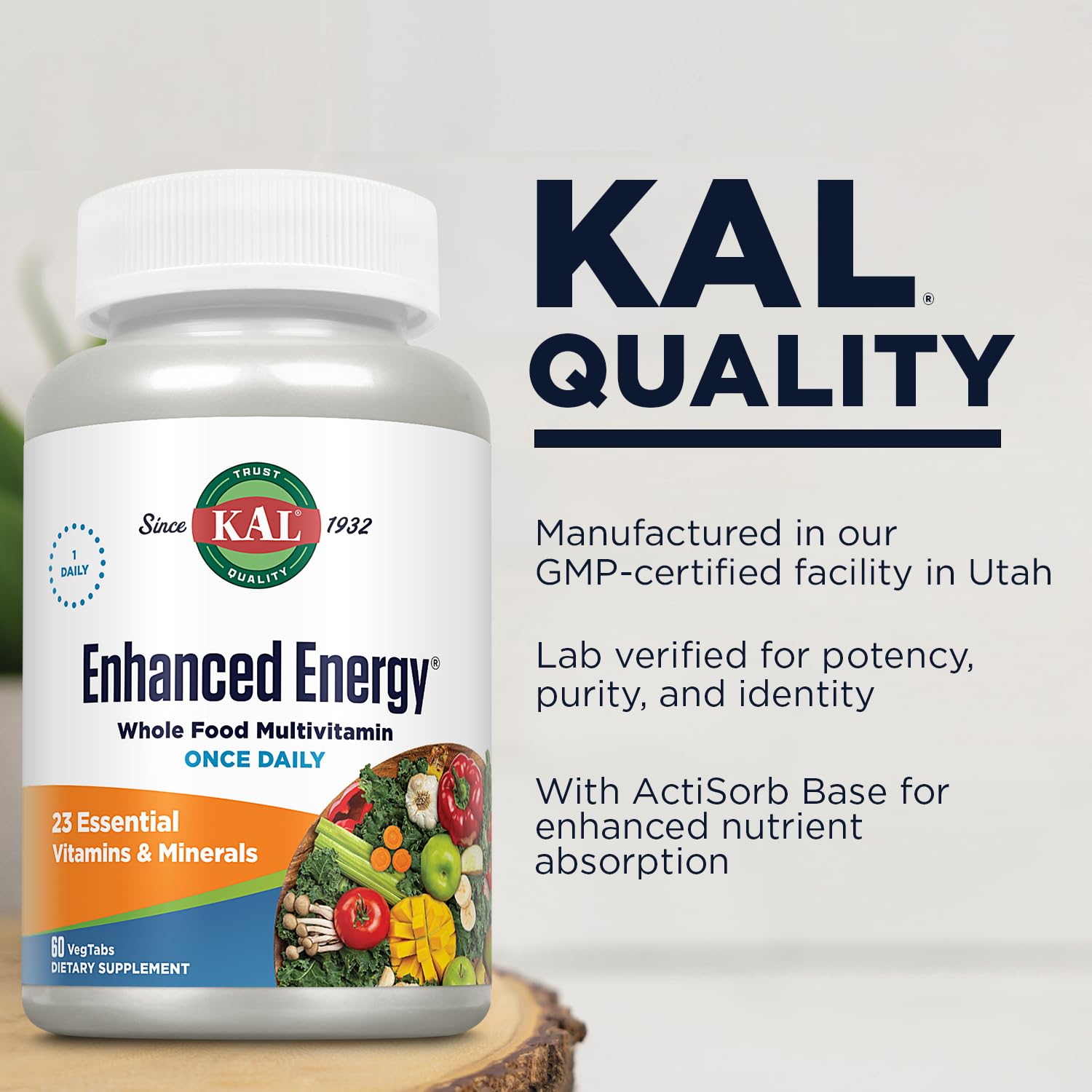 KAL Enhanced Energy Tablets, 60 Count KALBuy Supplements Australia